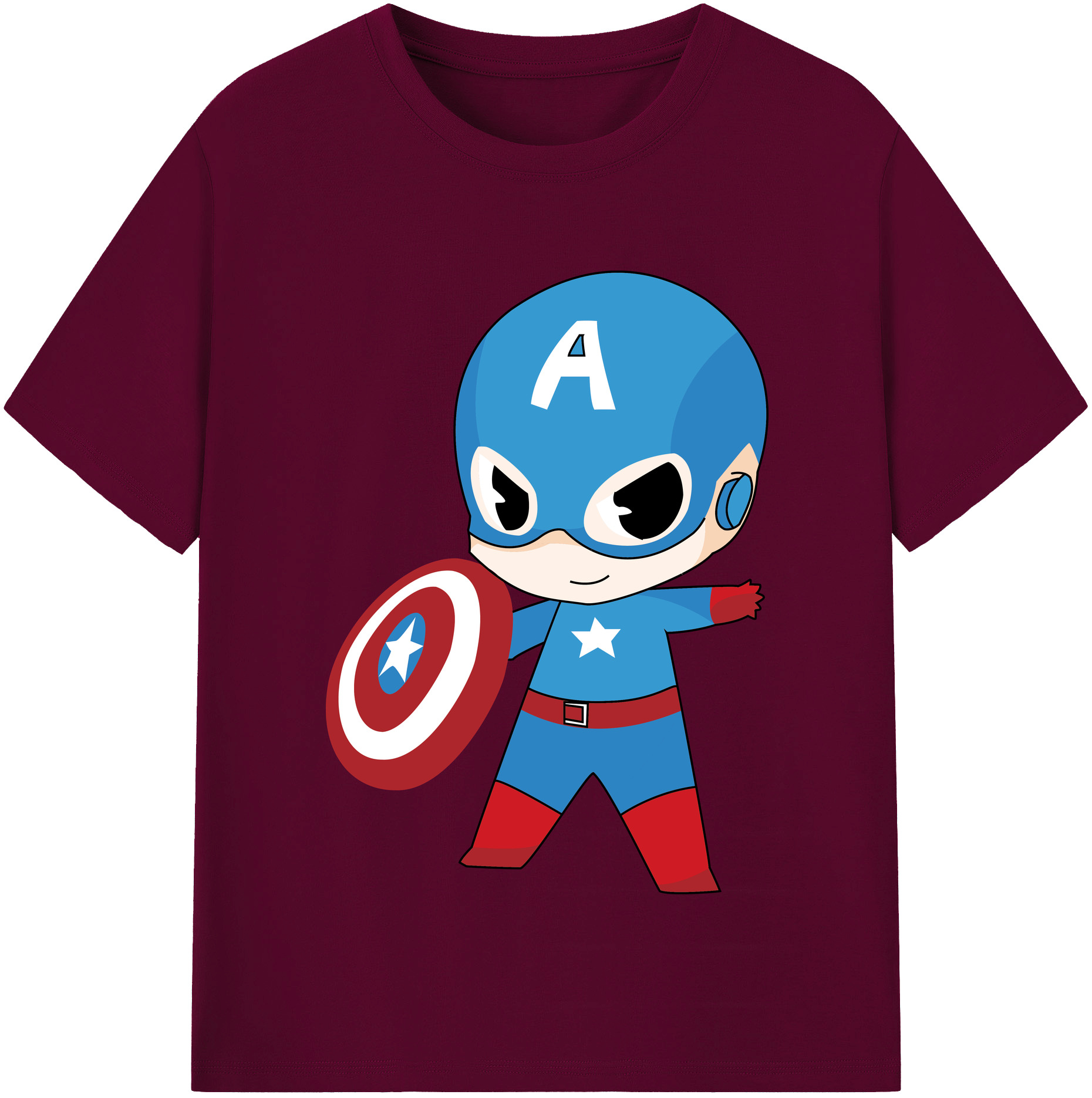 （画像用） アベンジャーズ The Avengers レディースカジュアルプリントTシャツ（綿100％）